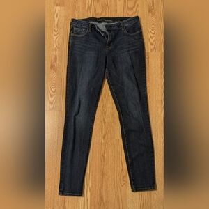 Old Navy Rockstar Mid Rise Jeans dark wash